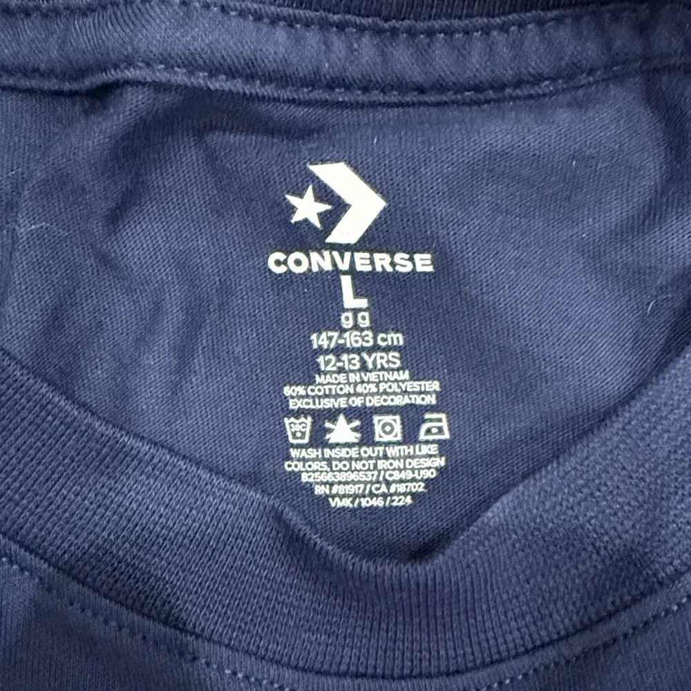 NWOT, Converse Navy Tee with camo Graphics
